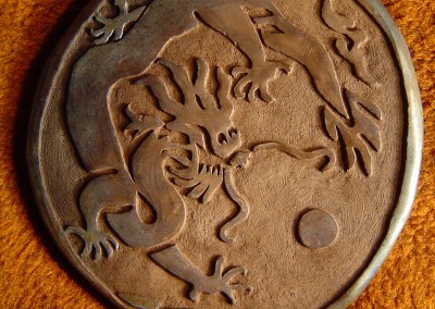 Obrazek ceramiczny – smok chiński